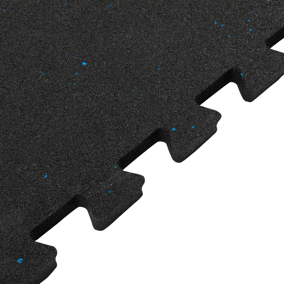 Tegel Puzzel Rubber Gym 100x100x2cm EPDM Blauw