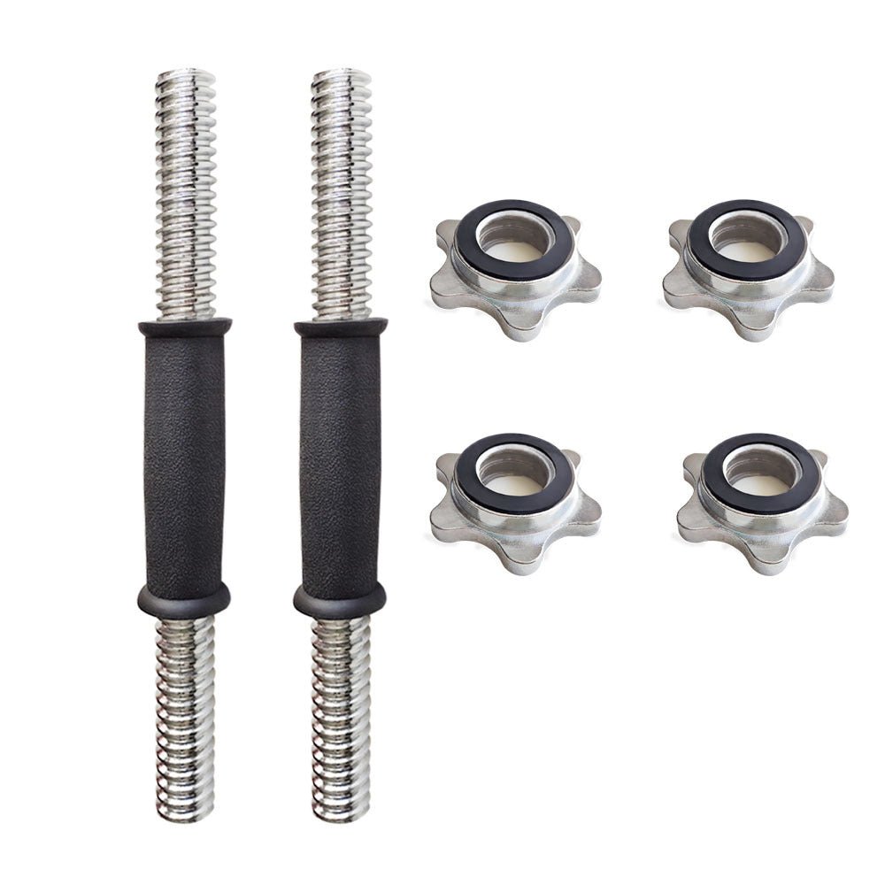 Juego de 2 Barras de hierro para mancuernas 25mm - Fitness Tech