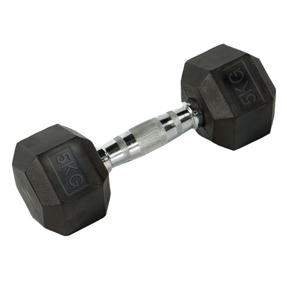Hexagonale dumbbells | Geen logo