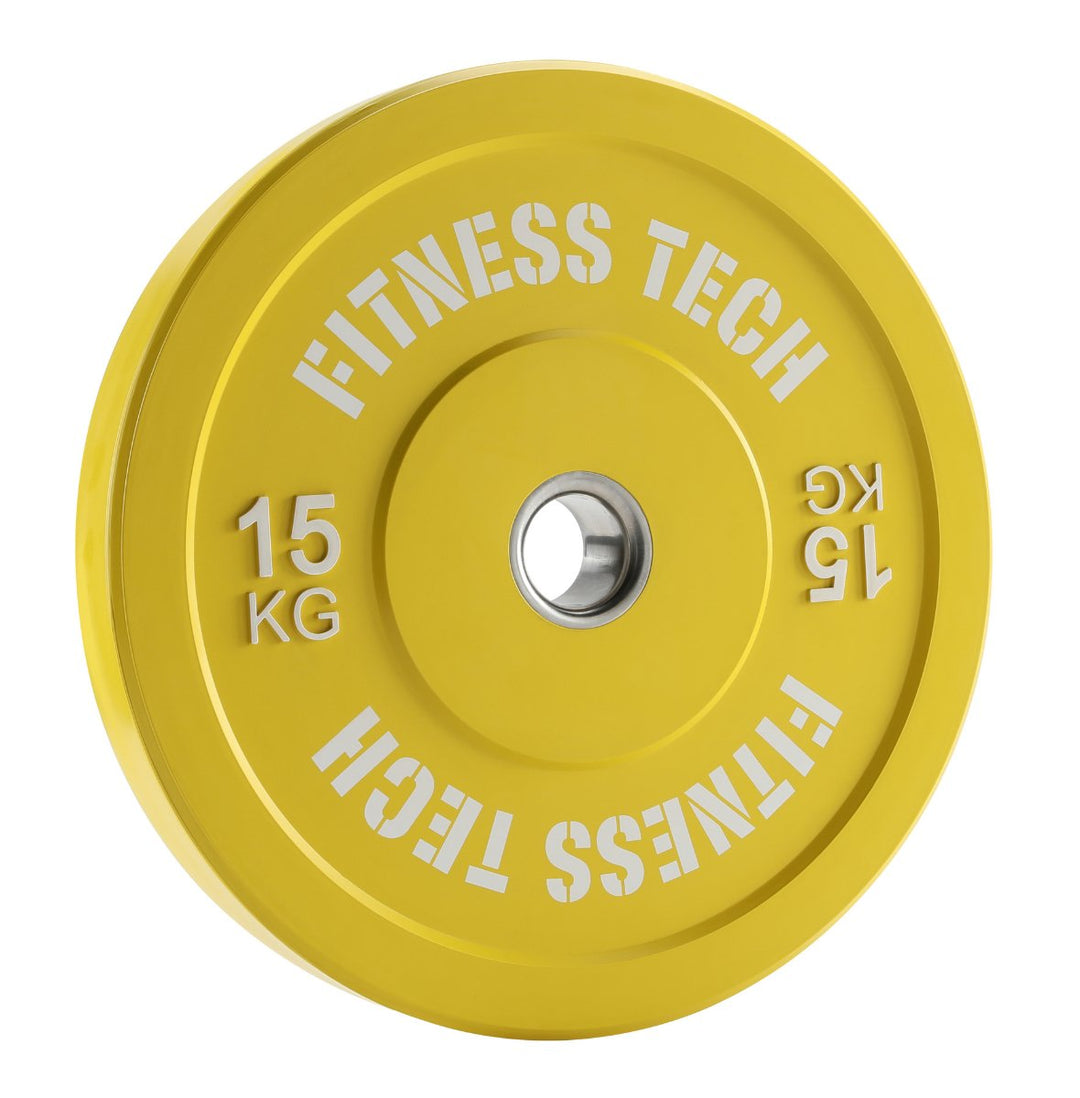 Disco Bumper Plate Alta Resistencia - Fitness Tech