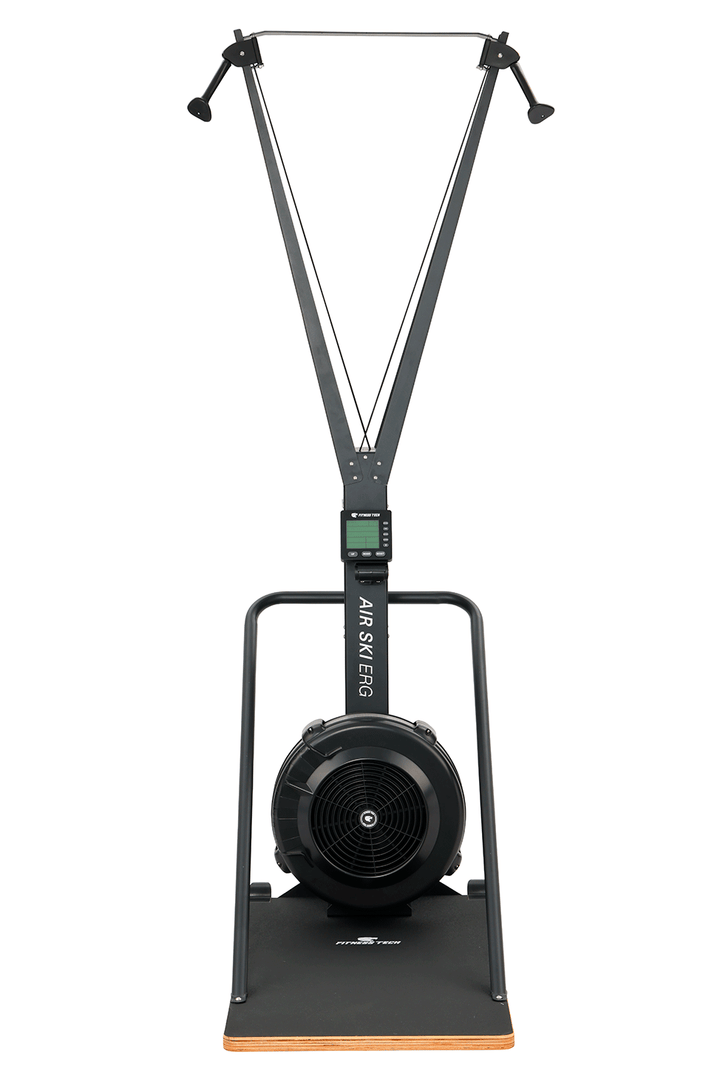 Air Ski Erg Fitness Tech met inbegrepen platform