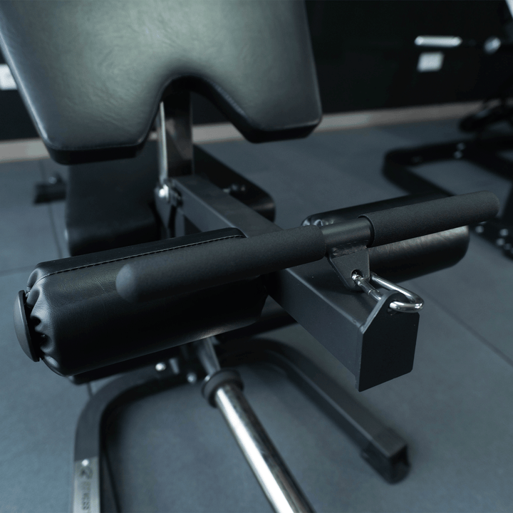 Verstelbare Fitnessbank met legcurl