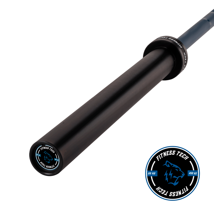 Olympische bar blauw 220 cm x 50 mm 8 lagers