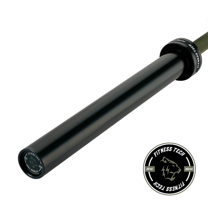 Olympische stang groen 220 cm x 50 mm 8 lagers