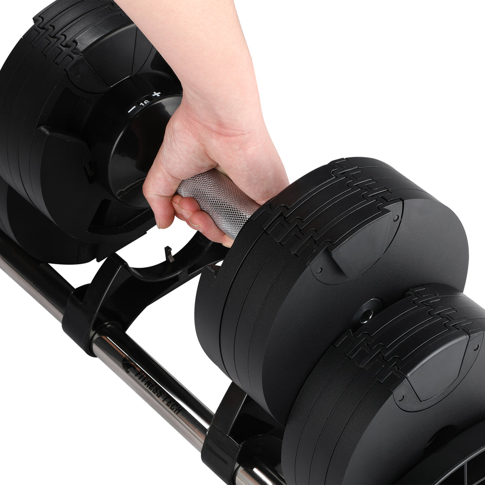 Mancuernas ajustables | 32 kg | Fitness Tech