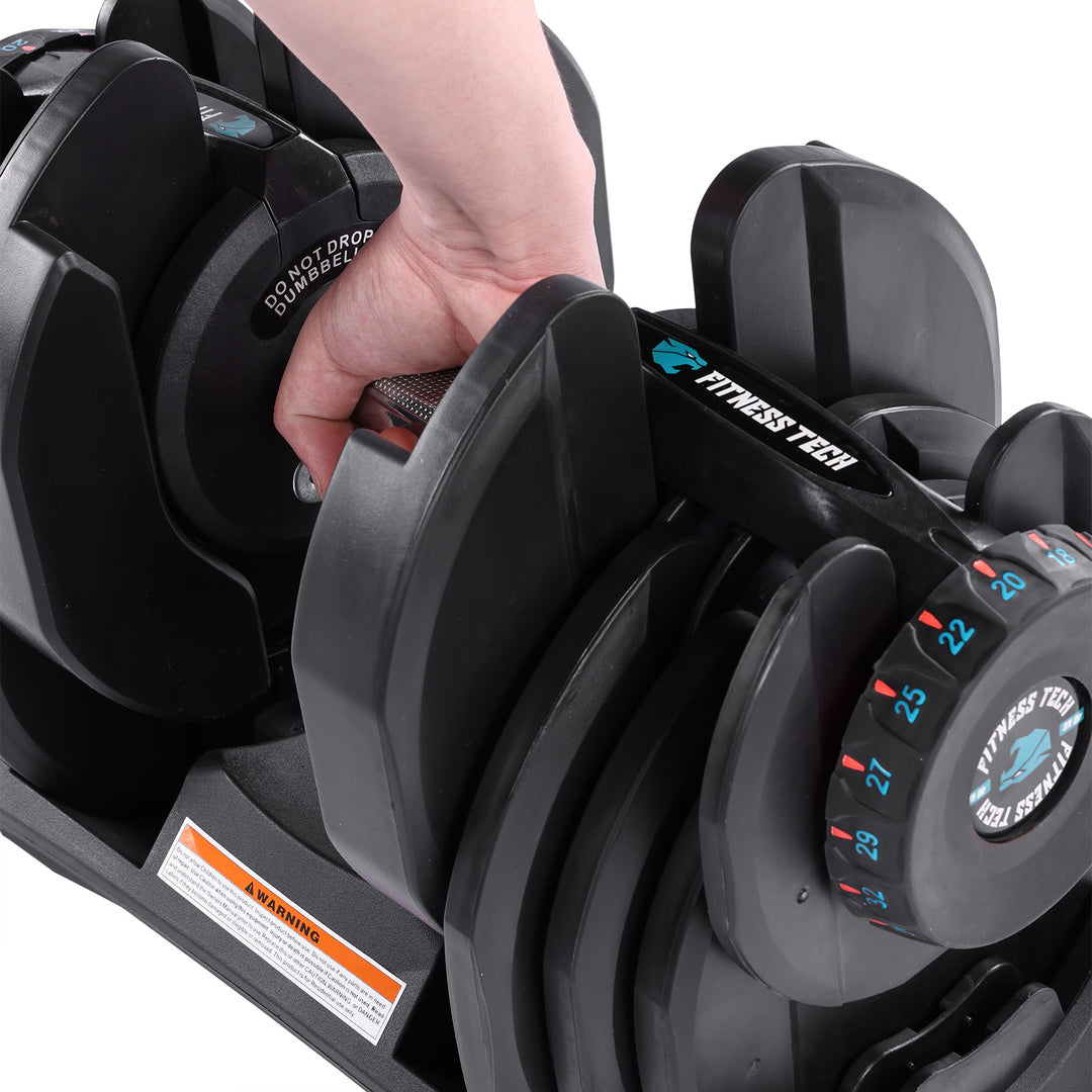 Juego de barras y mancuernas | Fitness Tech