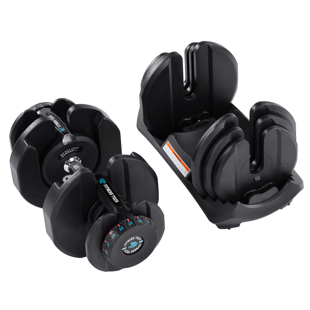 Juego de barras y mancuernas | Fitness Tech