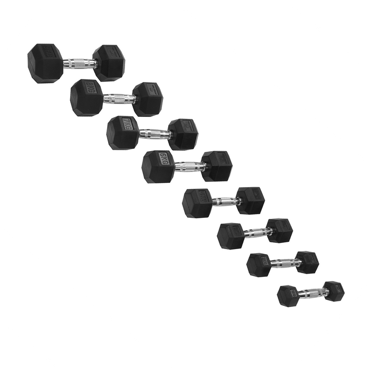 Hexagonale Dumbbells 1-9 Kg / Set van 2 eenheden