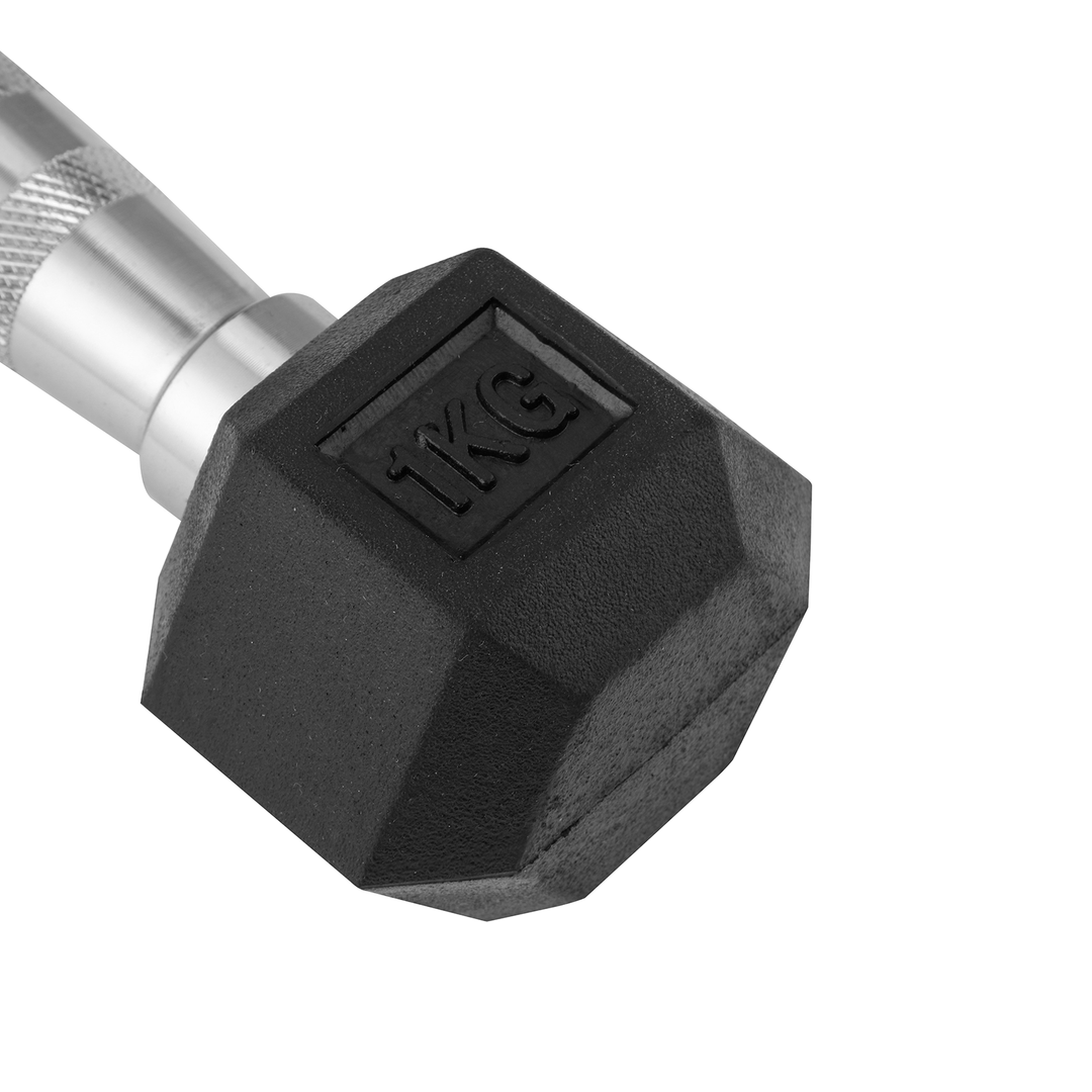 Hexagonale Dumbbells 1-9 Kg / Set van 2 eenheden