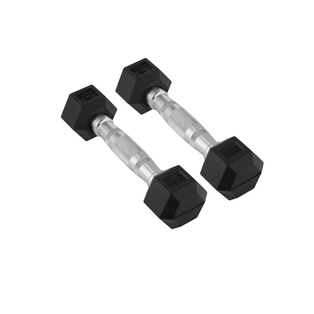 Hexagonale Dumbbells 1-9 Kg / Set van 2 eenheden