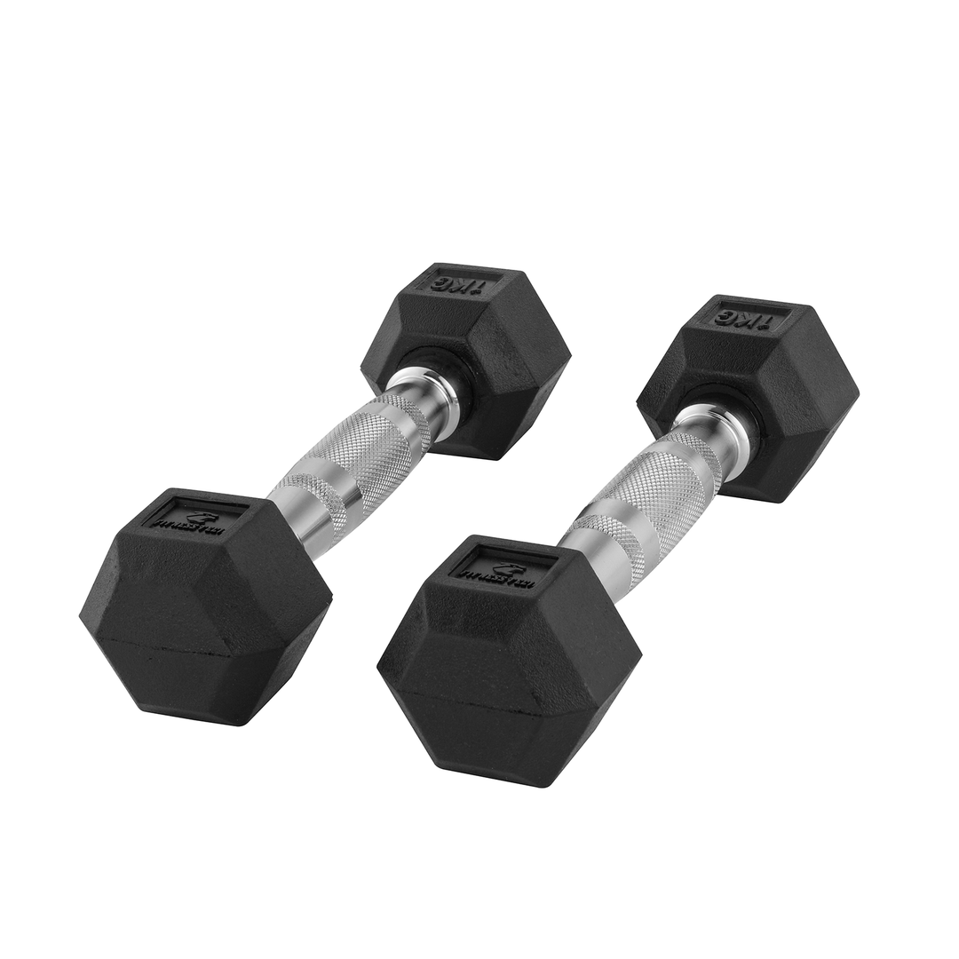Hexagonale Dumbbells 1-9 Kg / Set van 2 eenheden