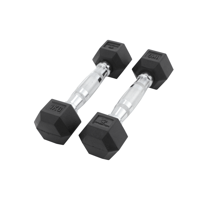 Hexagonale Dumbbells 1-9 Kg / Set van 2 eenheden