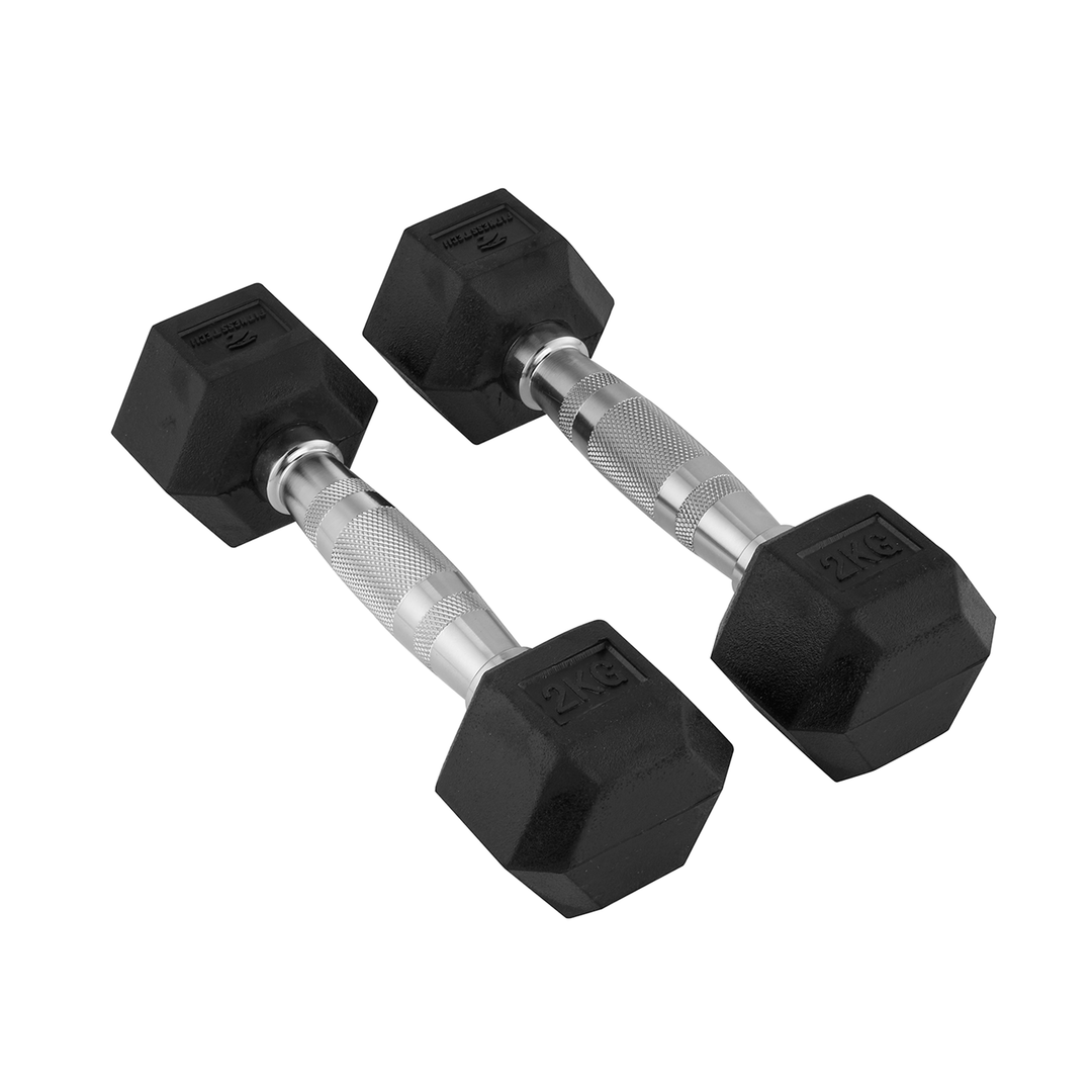Hexagonale Dumbbells 1-9 Kg / Set van 2 eenheden