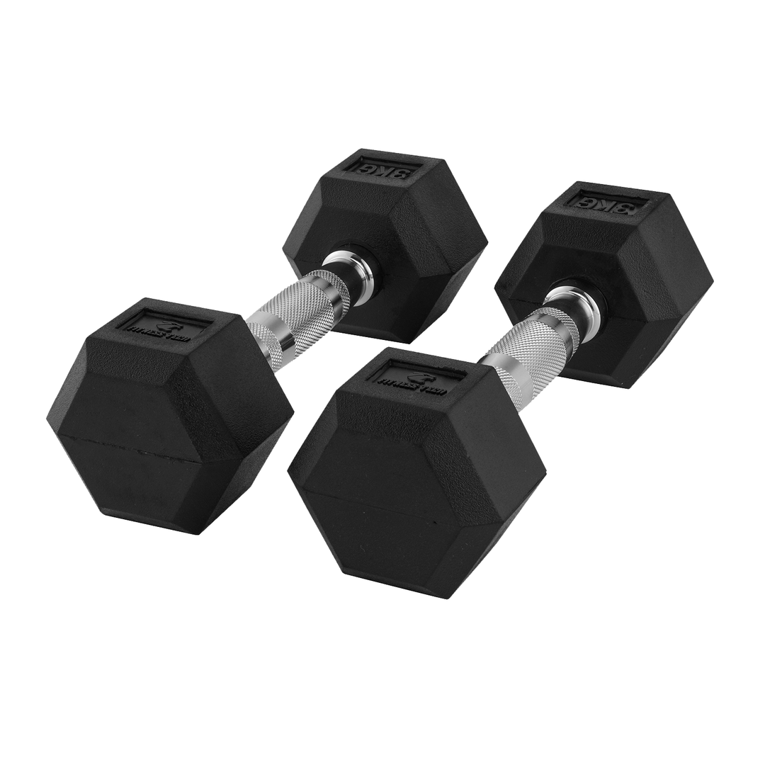 Hexagonale Dumbbells 1-9 Kg / Set van 2 eenheden