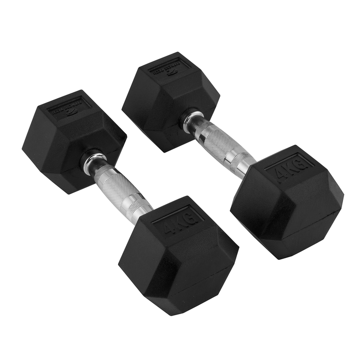 Hexagonale Dumbbells 1-9 Kg / Set van 2 eenheden