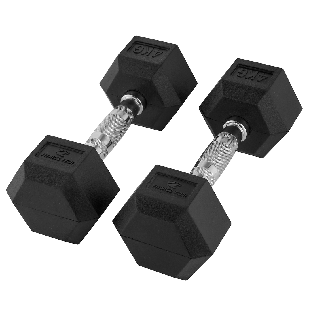 Hexagonale Dumbbells 1-9 Kg / Set van 2 eenheden
