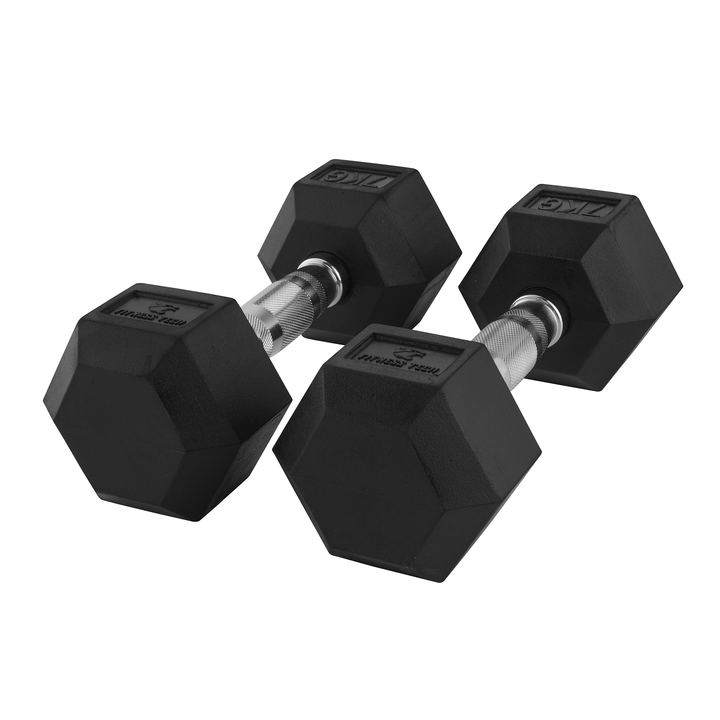Hexagonale Dumbbells 1-9 Kg / Set van 2 eenheden