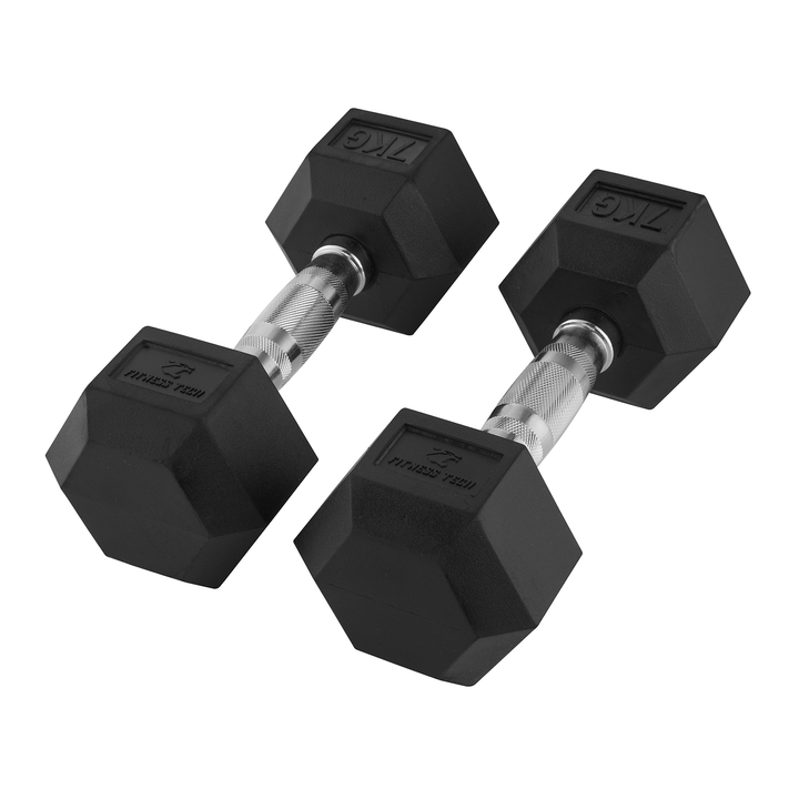 Hexagonale Dumbbells 1-9 Kg / Set van 2 eenheden