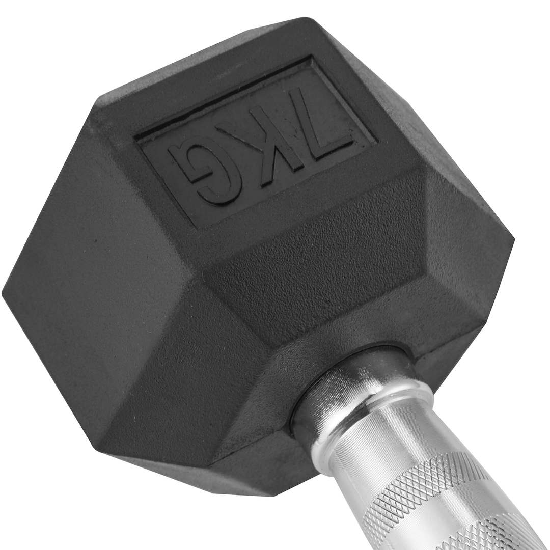 Hexagonale Dumbbells 1-9 Kg / Set van 2 eenheden