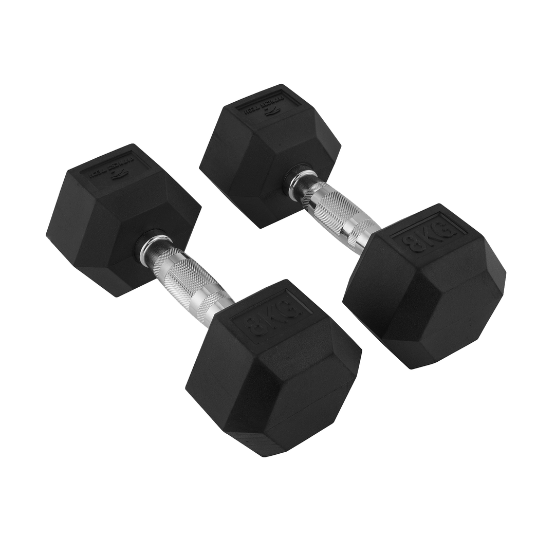 Hexagonale Dumbbells 1-9 Kg / Set van 2 eenheden