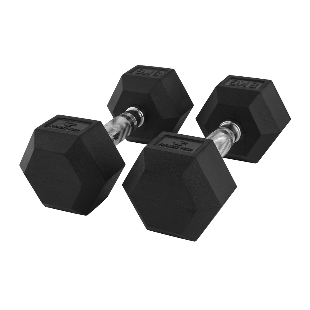 Hexagonale Dumbbells 1-9 Kg / Set van 2 eenheden