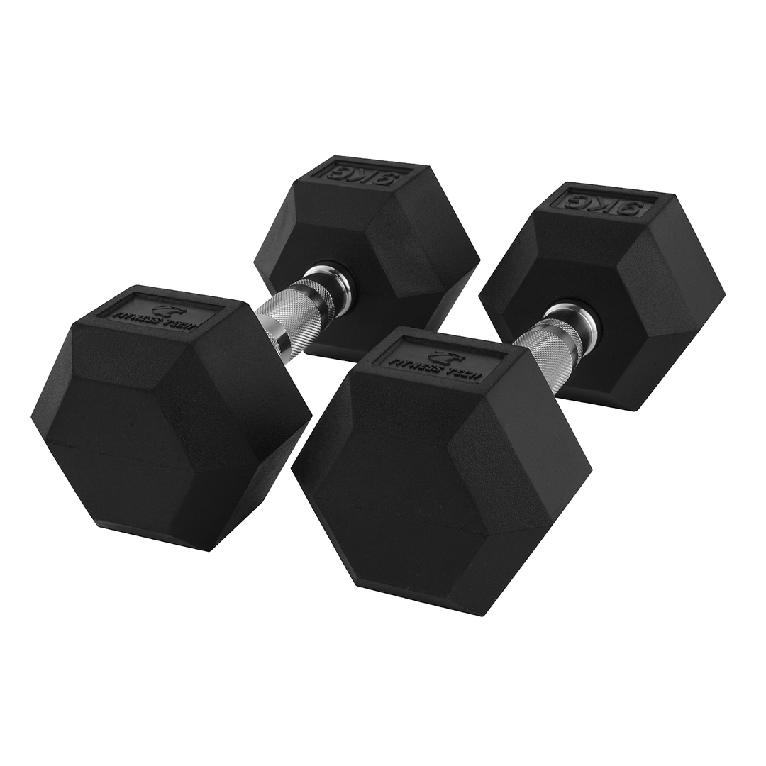 Hexagonale Dumbbells 1-9 Kg / Set van 2 eenheden