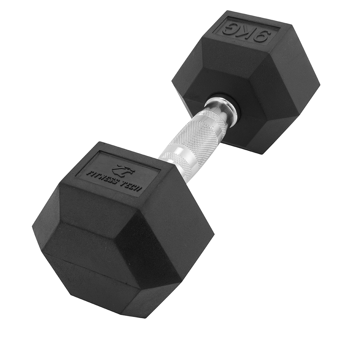 Hexagonale Dumbbells 1-9 Kg / Set van 2 eenheden