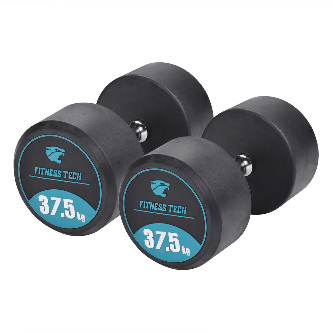 Ronde Urethan dumbbells set van 2 stuks