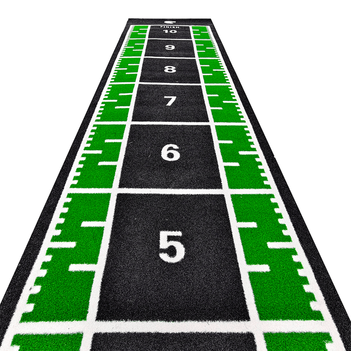 Césped artificial para gimnasio | Pista de sprint - Verde (Medio)