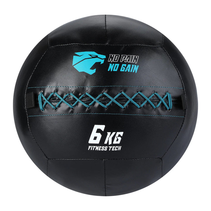 Set van 5 Wall Balls (3–14 kg) + Rack