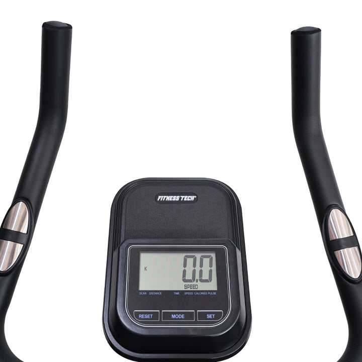 Bicicleta estática vertical V-6 consola