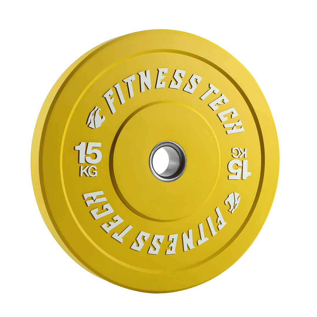Bumper plates de colores | Alta resistencia | Fitness Tech