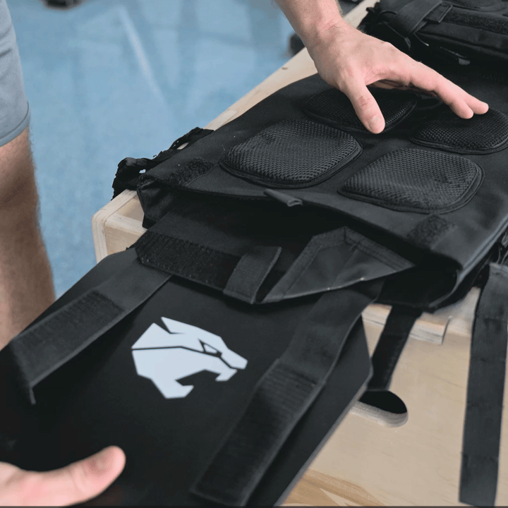 Chaleco Lastrado Peso con 8kg placas incluidas - Fitness Tech