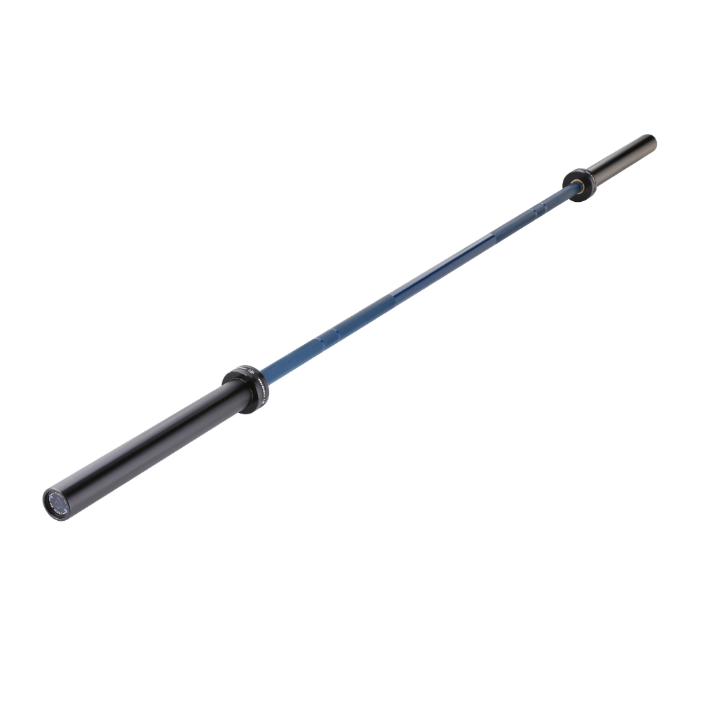 Barra olímpica Azul 2.2m x 50 mm - 8 rodamientos - Vista general