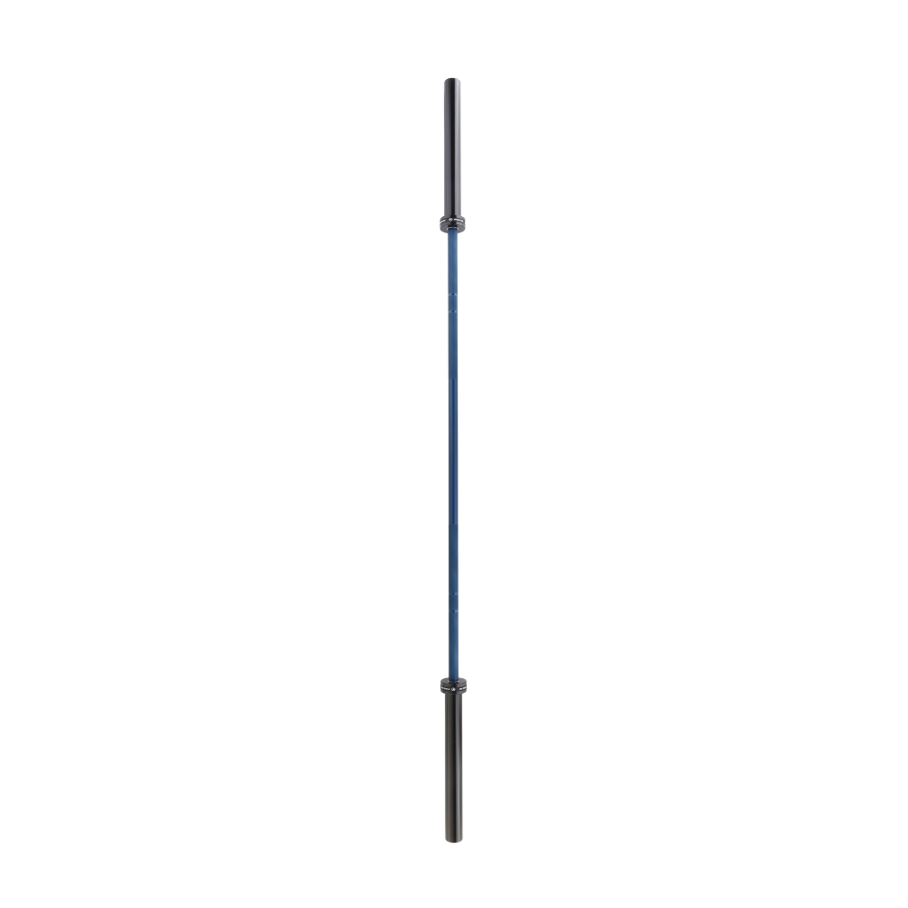 Barra olímpica Azul 2.2m x 50 mm - 8 rodamientos - Vista superior