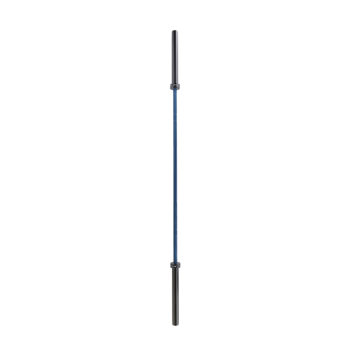 Barra olímpica Azul 2.2m x 50 mm - 8 rodamientos - Vista superior