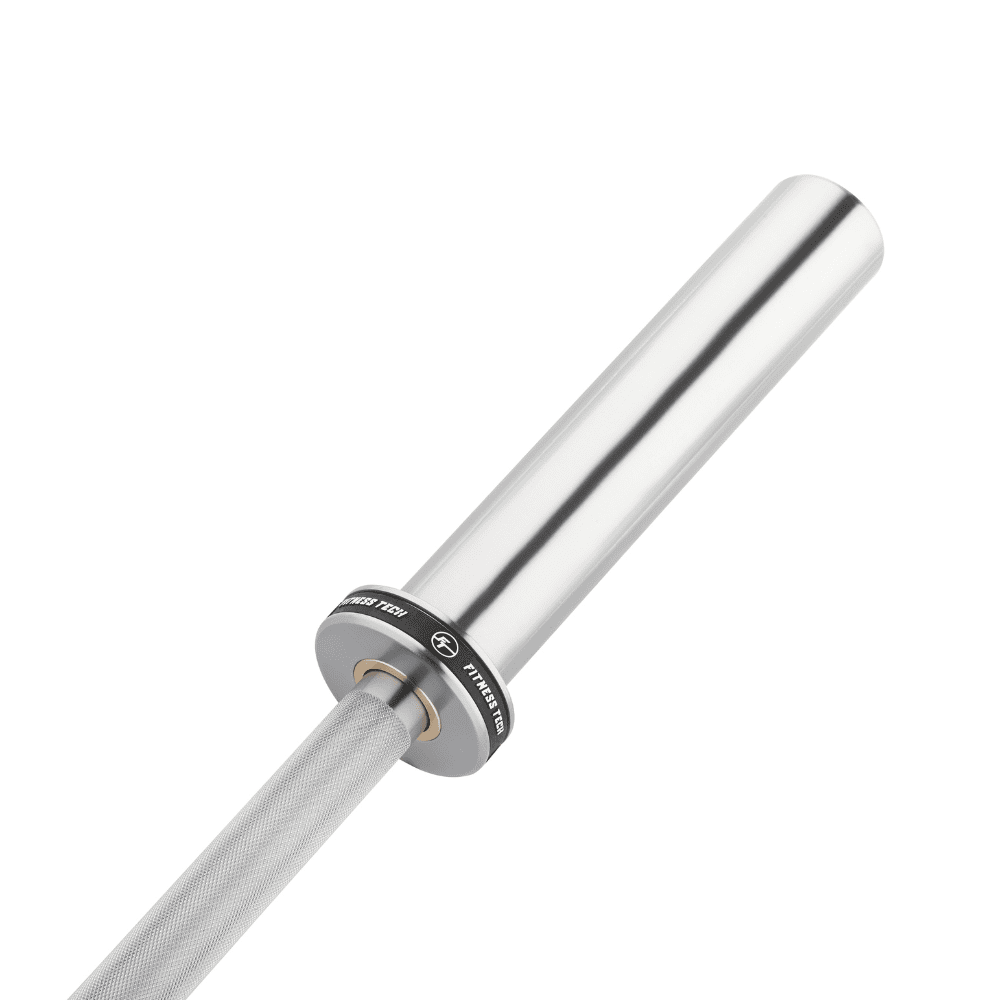 Barra Olímpica de Musculación 1.2m | 50mm - 2 Rodamientos - Rodamiento