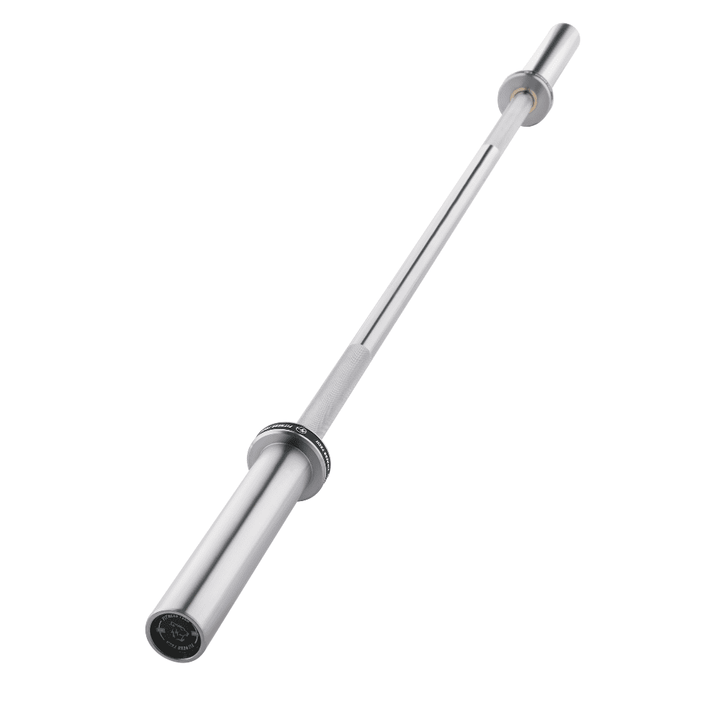 Barra Olímpica de Musculación 1.2m | 50mm - 2 Rodamientos - Cruzada