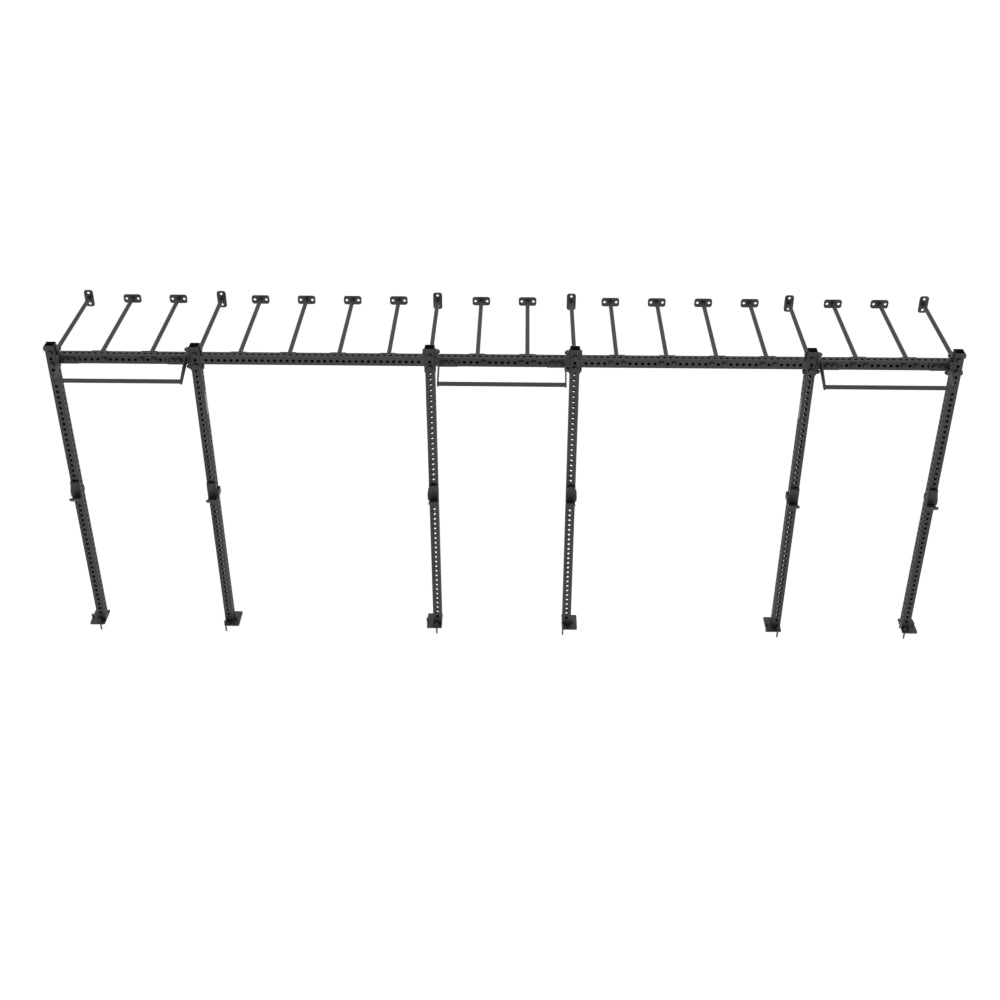 Rig Funcional de Pared con Monkey Bars (3 Puestos) - Altura