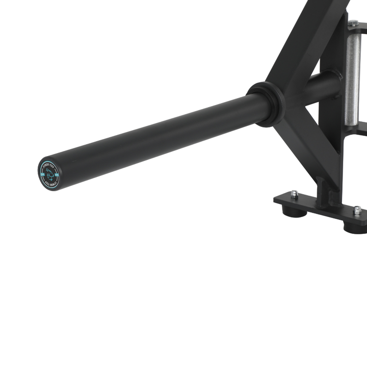Barra Olímpica Hexagonal Abierta | Negro Mate 50mm (450kg) - Portadiscos
