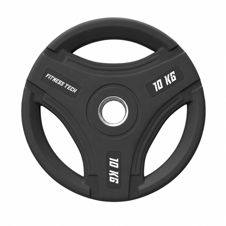 Discos de Peso Triple Agarre Premium 50mm - 10 kg (Frontal)