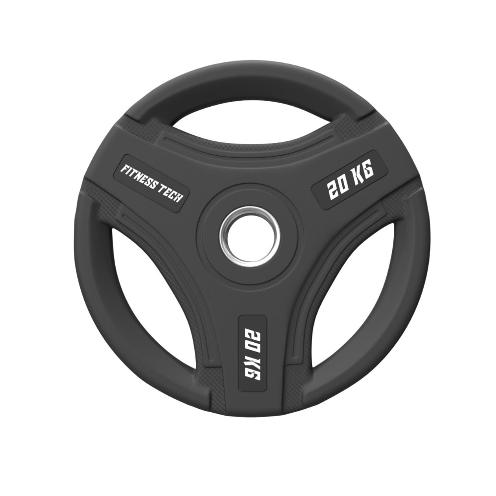 Discos de Peso Triple Agarre Premium 50mm - 20 kg (Frontal)