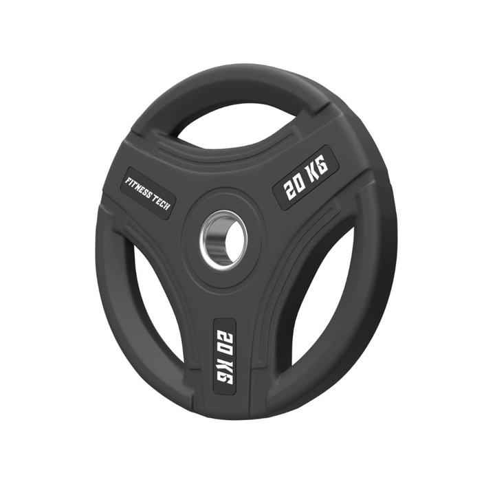 Discos de Peso Triple Agarre Premium 50mm - 20 kg 