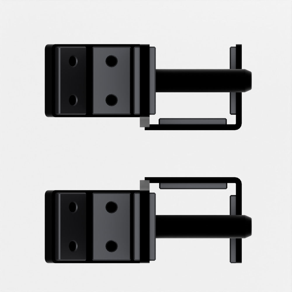 J-cups / Steun voor squatstang | Accessoire voor racks (2 stuks)