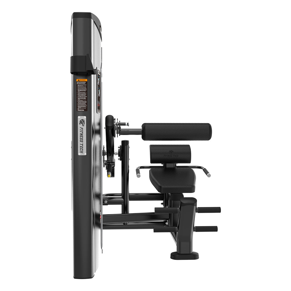 Crunch Abdominal y Extensión de Espalda | Máquina selectorizada dual - Pro Tech Series - Trasero