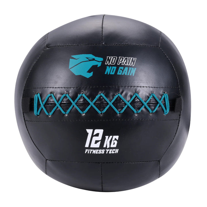 Set van 5 Wall Balls (3–14 kg) + Rack