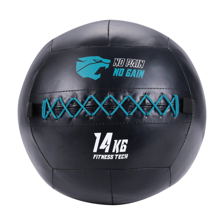 Set van 5 Wall Balls (3–14 kg) + Rack