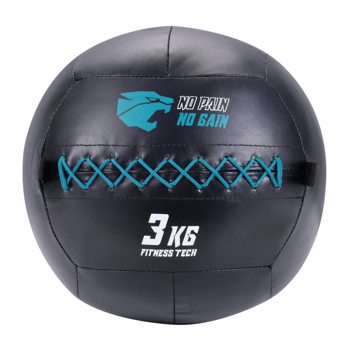 Set van 5 Wall Balls (3–14 kg) + Rack