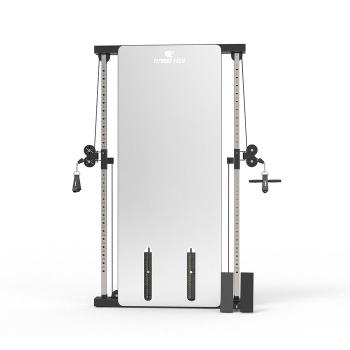 Pulley Crossover on Machine - Mirror Effect (2x100 kg)