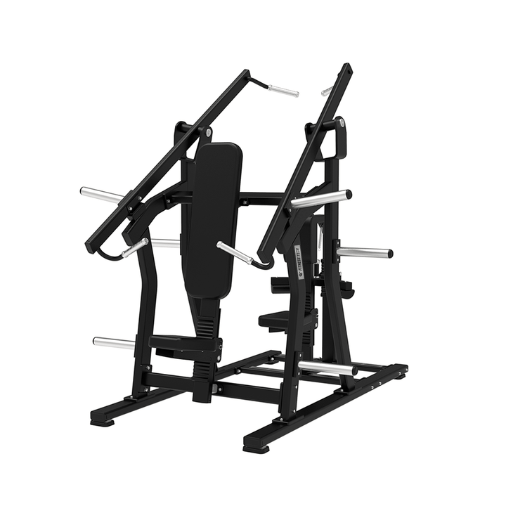 Dubbele hefmachine / schuin bankdrukken en isolaterale rugtrek